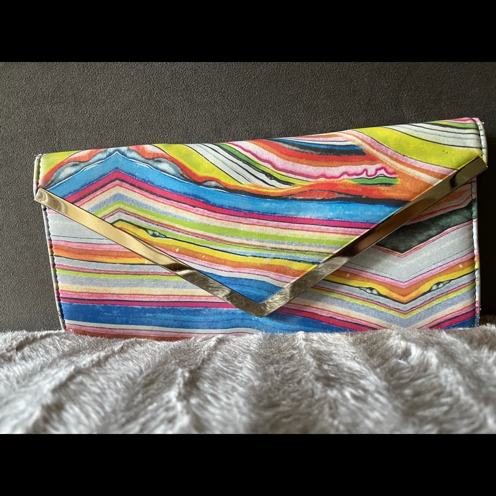 Colorful Aldo Clutch